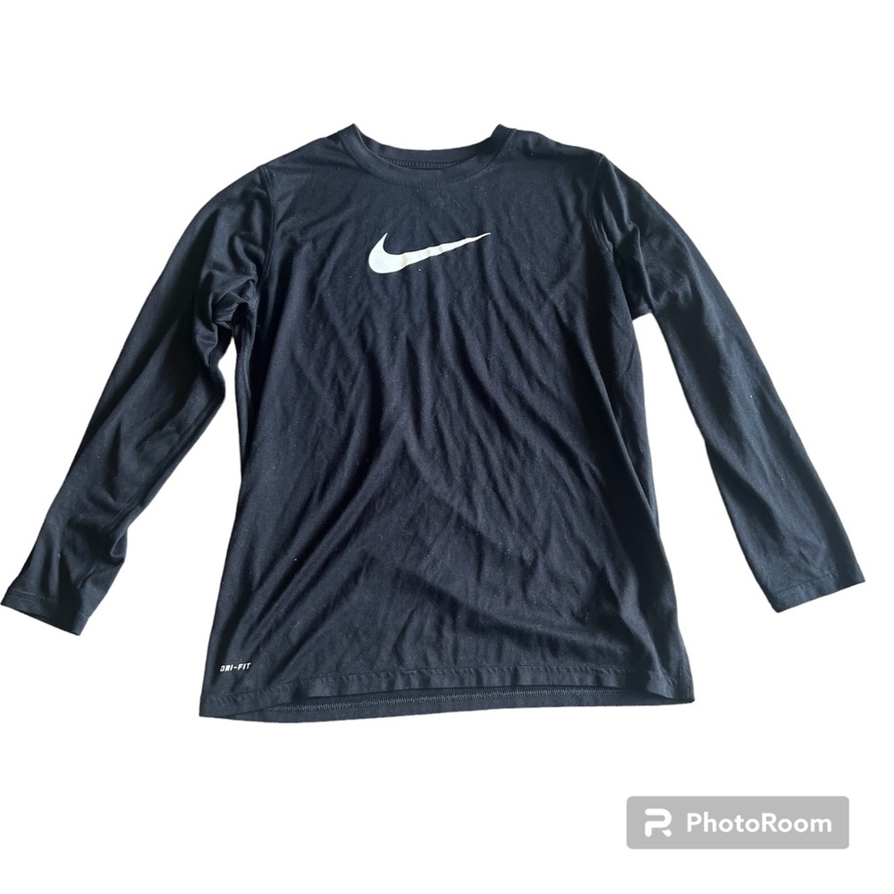 Black Nike Long Sleeve Shirt Boys Size XL